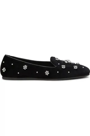 Stuart Weitzman Poppy loafers med strass