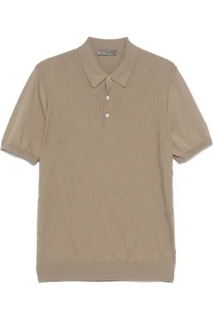 corneliani Pikétröja med panel