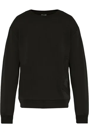 EA7 Sweatshirt med präglad logotyp