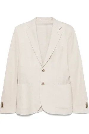 LUIGI BIANCHI MANTOVA Enkelknäppt blazer