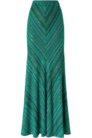 Missoni Sicksackmönstrad maxikjol