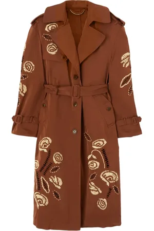 ERMANNO SCERVINO Trenchcoat med brodyr