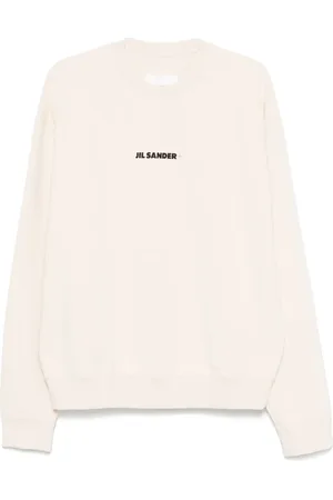 Jil Sander Sweatshirt med logotyp