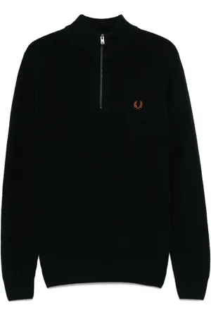 Fred Perry Tröja med halv dragkedja