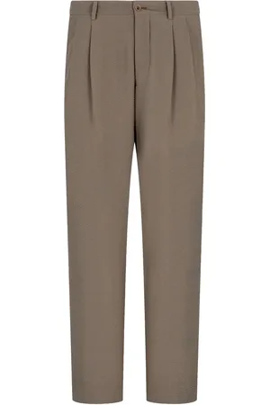 Giorgio Armani Byxor med plisserad detalj