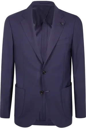 LARDINI Enkelknäppt blazer