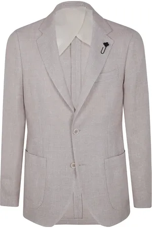 LARDINI Enkelknäppt blazer