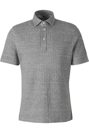 Brunello Cucinelli Ribbstickad pikétröja