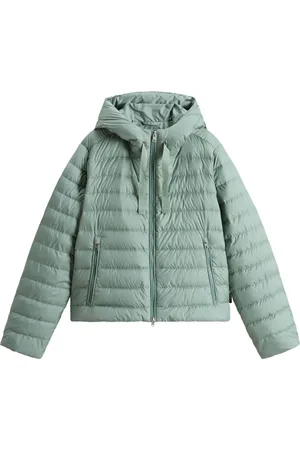 Woolrich Quiltad jacka med huva