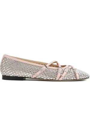 Mach & Mach Ballerinaskor med strass