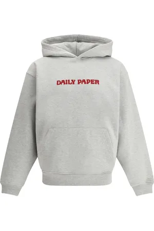 Daily paper Hoodie med logotyp