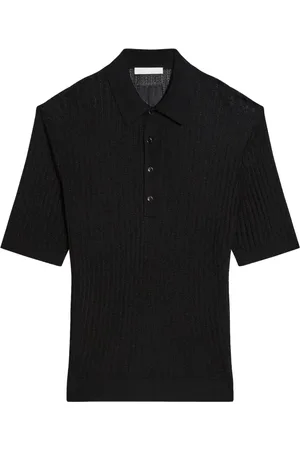 Helmut Lang Ribbstickad pikétröja