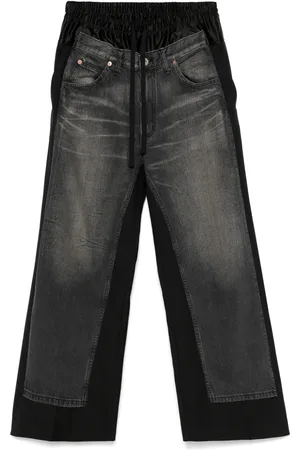 JUNYA WATANABE X Comme des Garçons byxor med denimpanel