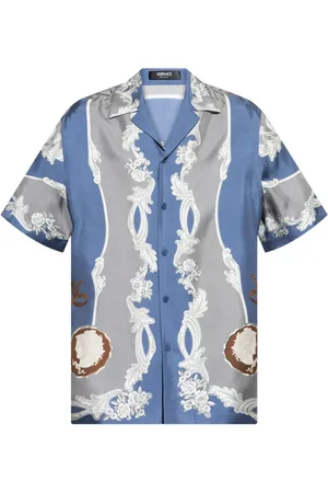 VERSACE Cameo sidenskjorta