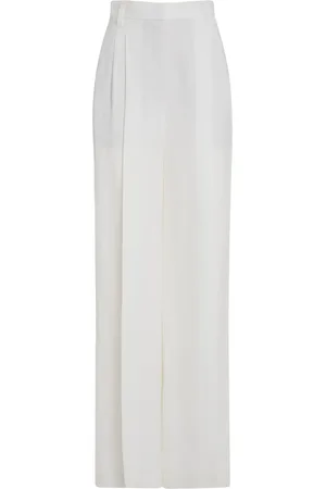 Brunello Cucinelli Finbyxor med veckad detalj
