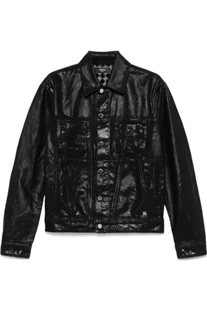 AMIRI Jeansjacka med vaxad finish