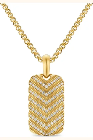 David Yurman Diamanthänge i 18K gult guld