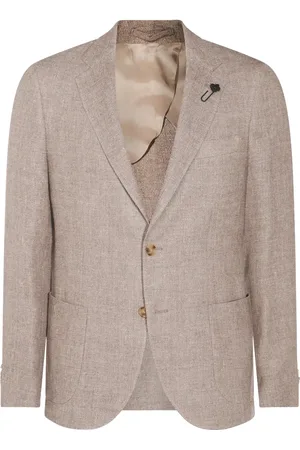 LARDINI Enkelknäppt blazer