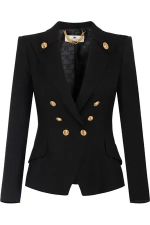 Elisabetta Franchi Blazer med knappdetalj