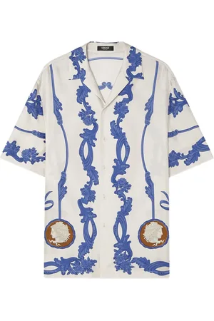 VERSACE Cameo sidenskjorta