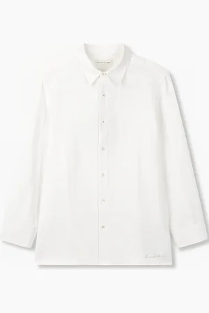 MAN ON THE BOON. Skjorta med broderad logotyp