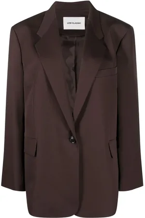 Low Classic Enkelknäppt blazer i oversize