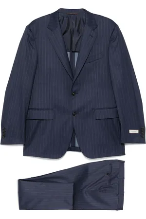 CANALI Kritstrecksrandig kostym