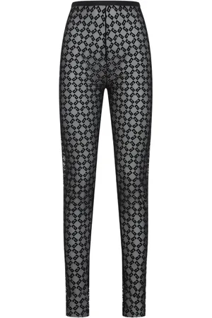 Givenchy Leggings med logotypmönster