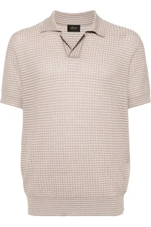 BRIONI Stickad pikétröja