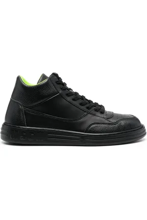 Msgm Höga sneakers med logotyp