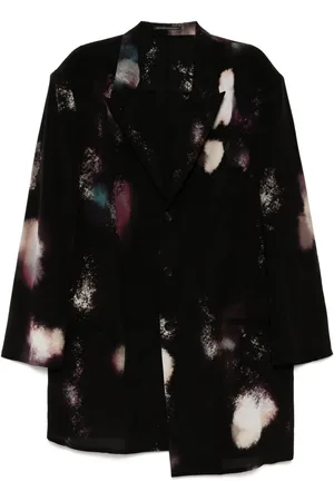 YOHJI YAMAMOTO Mönstrad jacka med färgschema