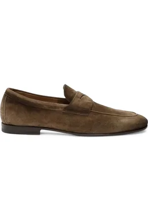 santoni Loafers i mocka