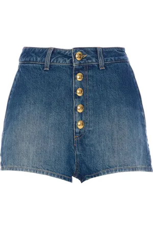 Elisabetta Franchi Jeansshorts med hög midja