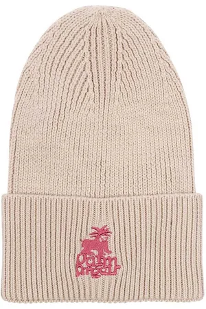 Palm Angels Ribbstickad mössa