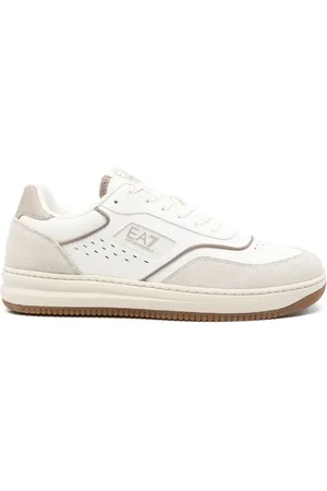 EA7 Lädersneakers