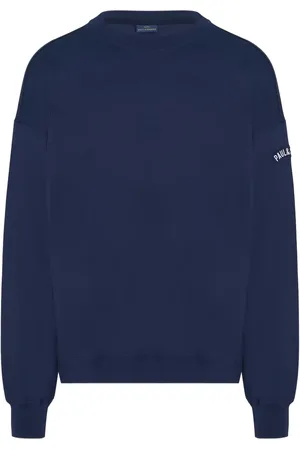 Paul & Shark Sweatshirt med logotypmärke