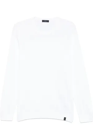FAY Sweatshirt med rundad hals