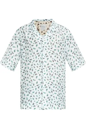 Paul Smith Paisleymönstrad kortärmad skjorta