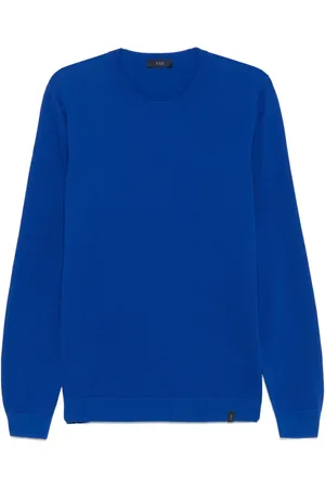 FAY Sweatshirt med rundad hals