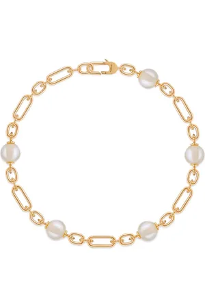 ROSEKEY Lock Your Love armband i 18K gult guld med pärla
