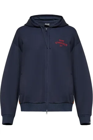 EA7 Hoodie med broderad logotyp