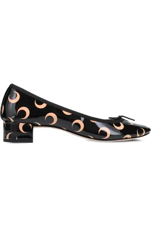 Repetto X Marine Serre Camille mönstrade ballerinaskor med rosett