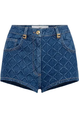 Elisabetta Franchi Shorts med logotypplakett