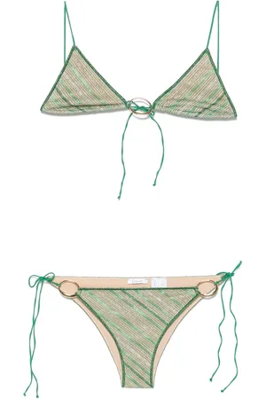 Oseree Randig bikini med O