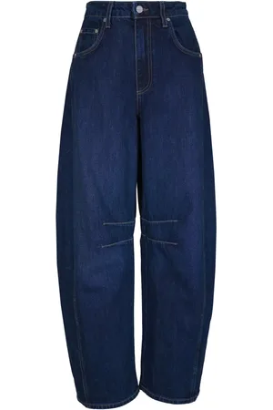 TWP Jeans med veckad detalj