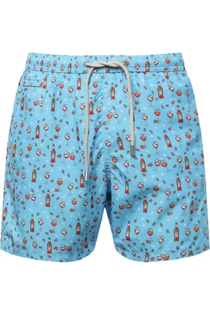 MC2 SAINT BARTH Mönstrade shorts i jacquard