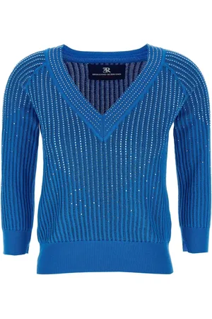 ERMANNO SCERVINO Strassprydd tröja