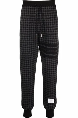 Thom Browne Hundtandsmönstrade sweatpants