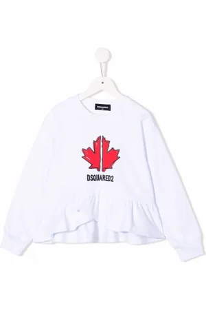 Dsquared2 Sweatshirt med volangkant