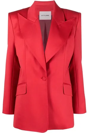 Styland Enkelknäppt blazer med spetsigt slag
